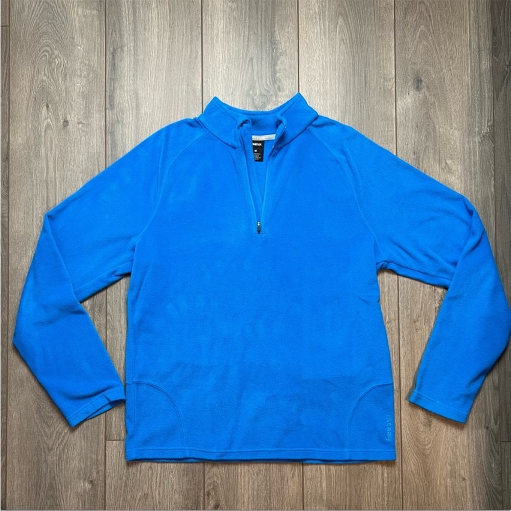 Reebok Mens Microfleece 1/4 Zip Pullover - Medium